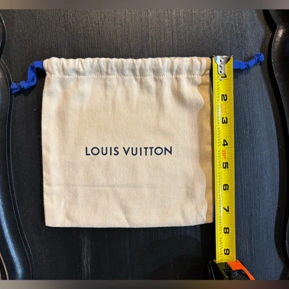 Louis Vuitton Drawstring DUST-BAG Pouch 8x7 CLEAN NEW CONDITION - Picture 4 of 6